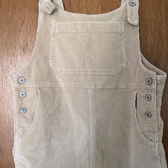 American Eagle Outfitters Tan Corduroy Pinafore Dress - Picture 5 of 5